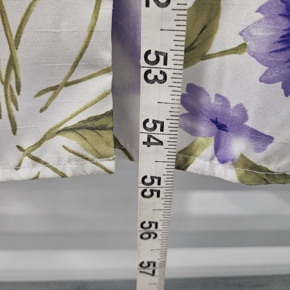 0003 Betsy's Things Sleeveless Button Maxi Dress White Purple Floral Size 12 - Picture 11 of 11